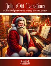 Jolly Old Variations Orchestra sheet music cover